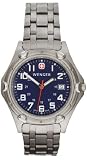 Wenger Men's Standard Issue Titanium Swiss Military Watch - Blue Dial/Titanium Bracelet