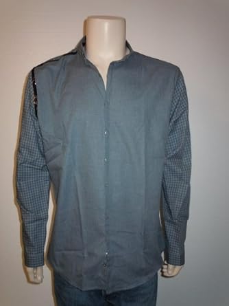 Tween London mens houndstooth checked l/s sport shirt