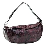 Embassy Brown Faux Snake Skin Purse