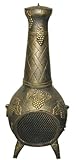 IMAGE OF Deeco Consumer Products European Vineyard Cast Aluminum Chiminea