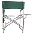 Picnic Time Sports Chair with Table and Pockets - Hunter Green