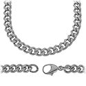 Schmuck-Pur Edelstahl-Panzerarmband Armschmuck 7 mm 21 cm
