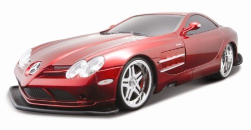 Childrens Toyshop  Toys : Mercedes-Benz McLaren SLR (Playerz RC) in Metallic Red (1:10 scale) Radio Controlled Car