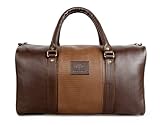 The Clownfish 18 Inch/20 Liters Synthetic Duffle Luggage Bag-Deluxe-(Brown) RS.949.00 (68.00% Off) - Amazon