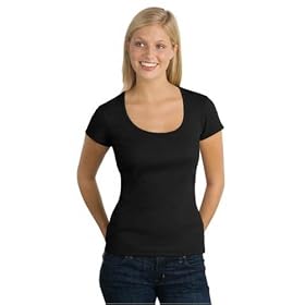 Buy District Threads Junior Ladies 2x1 Scoop Tee