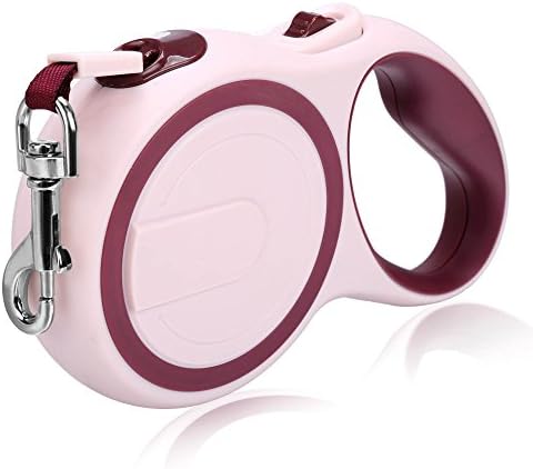 Saeveck Retractable Dog Leash with One Button Brake and Lock Safety System- 16 Feet