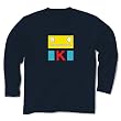 けいおん!「梓の謎ガラ」 長袖Tシャツ Pure Color Print