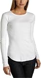 Three Dots Women's Cotton Knit Basic,White,Medium