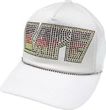 Size【フリー】A BATHING APE(エイプ) 06AWカラフルラインストーンBAPEロゴメッシュキャップ 白【白マルチ】【新品】の画像