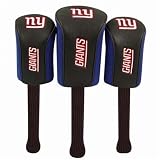 NEW YORK GIANTS OFFICIAL GOLF CLUB HEAD COVER SET (3)