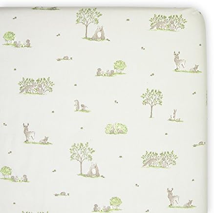 The Little Linen Company - Bassinet Fitted Sheet - Wild Woods
