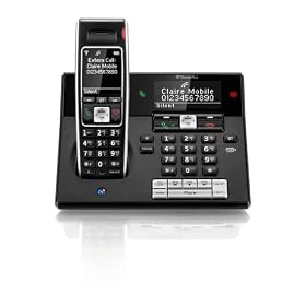 BT Diverse 7460 Plus Single DECT Phone with Answer Machine - Black