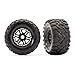 Traxxas 8972 Tires & Wheels/Black Wheels, Maxx All-Terrain Tires, Foams (2) 17mm