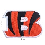 3pcs Cincinnati Bengals Logo 1 Embroidered Iron on Patches Kid Biker Band Appliques for Jeans Pants Apparel Great Gift for Dad Mom Man Women Free Shipping From Thailand - High Quality Embroidery Cloth & 100% Customer Satisfaction Guarantee