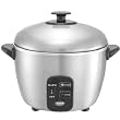 3 Cups Stainless Steel Rice Cooker and Steamer By Sunpentown