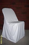 White Wedding Reception Folding Style Chair Covers 41iDyc%2B JbL. SL160 White Wedding Reception Folding Style Chair Covers