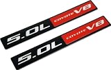 2 x (pair/set) 10-12 2010-2012 Ford Mustang GT 5.0L Coyote V8 Engine Emblem Badge