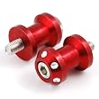 Street Racing Sport Bike Swing Arm Spool Protector Slider Red Billet CNC Machined for Honda CBR 1100 1000 900 600 125 Shadow 750 Spirit 700 600 500 CB 400 1300 CBF 500 VT1100C VT750C VFR 1200 Magna Rebel Nighthawk Hornet 900 919 600 CR CRF XR VTR