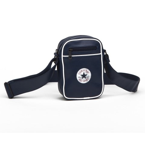 Converse Tasche Vintage Patch Polyurethan Small Shoulder, dark marine, 13,5x6,5x20 cm