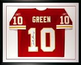 Trent Green Framed Autographed Jersey