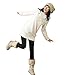 Janecrafts Women Casual Fashion Leopard Print Pullover Fleece Hoodie Sweatshirt