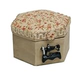 Wooden Trinket Box with Pin Cushion & Floral Lid KPP259
