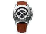 Timberland QT712.23.02 Gents Sandown Silver Dial Brown Leather Strap Watch