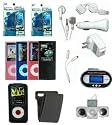 15 pieces FULL ACCESSORY BUNDLE SET for iPod Nano 4th Gen