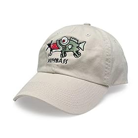 Fishing Hat 'Dumbass' Low Profile Embroidered Cotton Deluxe Angler Cap