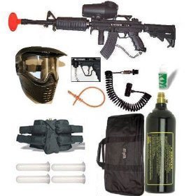 TIPPMANN A5 PAINTBALL Gun Marker M4 SNIPER SET - 5