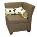 Modular Corner Storage Chair - Chocolate