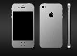iPhone 4 and 4S Brushed Aluminum Full Body SKIN(DECAL) Kit