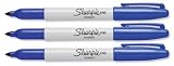 Sharpie Permanent Marker Fine Tip 1.0mm Line blau Ref S0810950 [Pack 12]