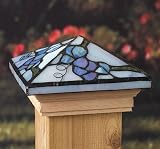 6x6 Tiffany-style California Grape Post Cap [CAPITOL CITY LUMBER]