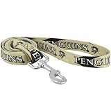 Pittsburgh Penguins 6' Gold Dog Leash (Large)