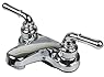 Ultra UF08042C Two-Handle Chrome Non-Metallic Series Lavatory Faucet