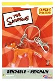 Simpsons Santa's Little Helper Bendable Keychain