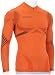 Sports : Diadora Running L/S Laufshirt (Nahtlos), orange/schwarz