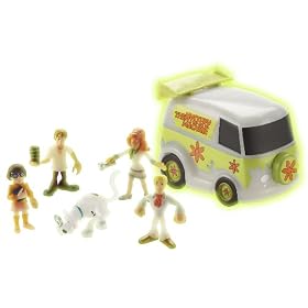 Character Options Scooby Doo Glow In The Dark Mystery Machine and Crew