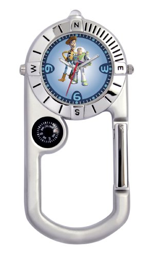 Disney Kids' D476 Buzz and Woody Explorer Clip Watch