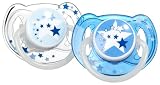 Philips Avent SCF176/22 - Silikon-Beruhigungssauger, für die Nacht, frei von BPA