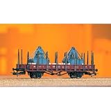 Piko 54834 - Rungenwagen Rr61 mit Baggerschaufeln DR Ep.III
