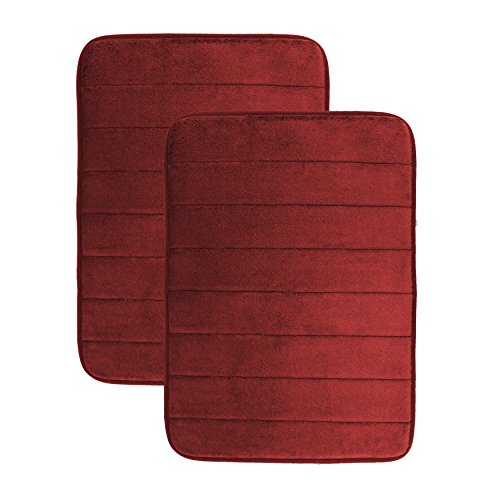 Luxor linens - memory foam bath mat 2-piece set - giova…