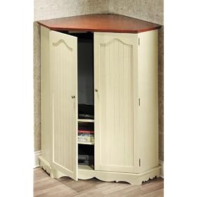 French Country Corner Tv Armoire I, CORNER, MAPLE