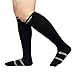 NKTM Medical Graduated Nursing Compression Socks Long Sleeve Socks for Plantar Fasciitis Foot Care Sock Stimulate Blood Circulation Applies to Football Baseball Running Hockey Relieve Stress 1Pair