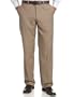 Perry Ellis Men's Flat Front Minibone,Pea Uniform Tan,34x30
