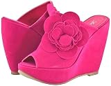 41iENHakmuL. SL160  Blossom Whitney 6 Fuchsia Faux Suede (Fuch Su) Women Wedge Pumps