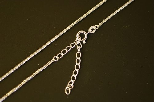 NEWSTONE シルバーチェーン　シルバー925 ベネチアンネックレス 40cm＋5cmアジャスター 【SP-VN4DC-45AD5】