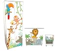 Animal Design Childrens/Kids White Bedroom Furniture Sets