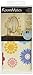 RoomMates RMK1170SCS Graphic Flowers Peel & Stick Wall Decals, 61 Count